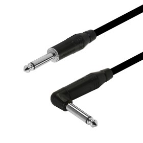 3м профессиональный инструментальный аудио кабель Jack - Jack 6.3 mm mono угловой 1 ст Amphenol Jack - Jack 6.3 mm mono угловые 1 ст.